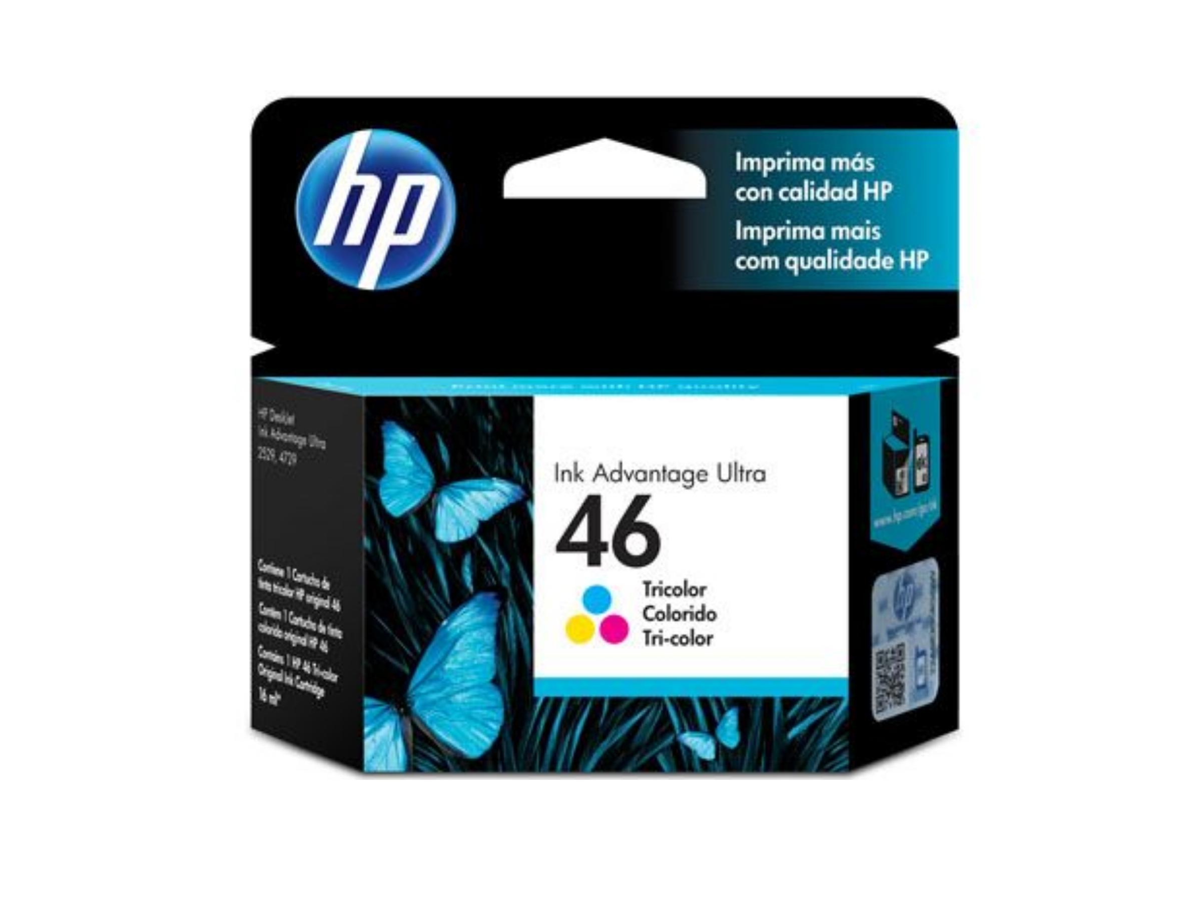 CARTUCHO DE TINTA HP 46 TRICOLOR (CZ638AL) 2529/4729/5738/5739 750 PAG.